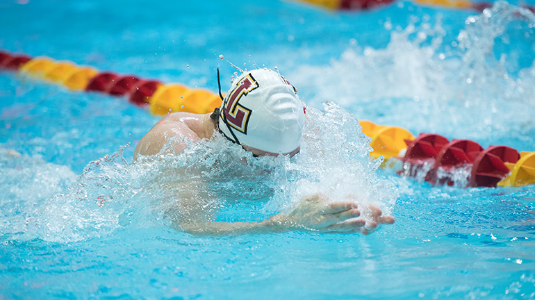 Swimming a lap