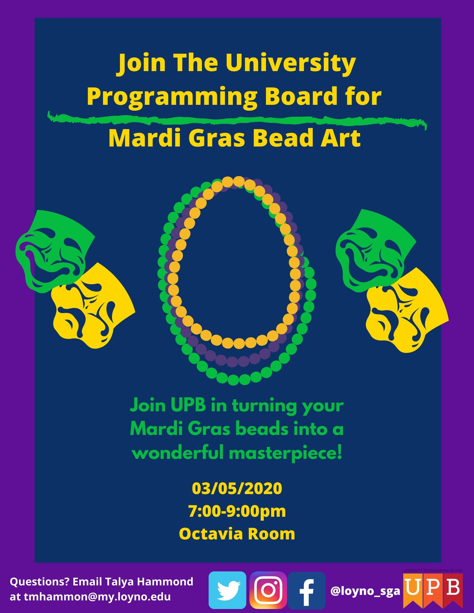 Bead Art flyer
