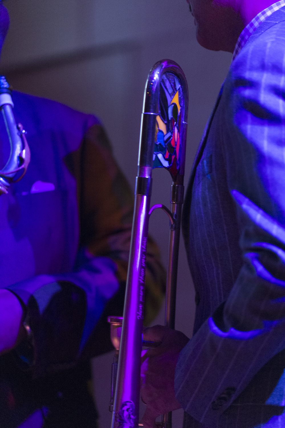 Picture of trombone player