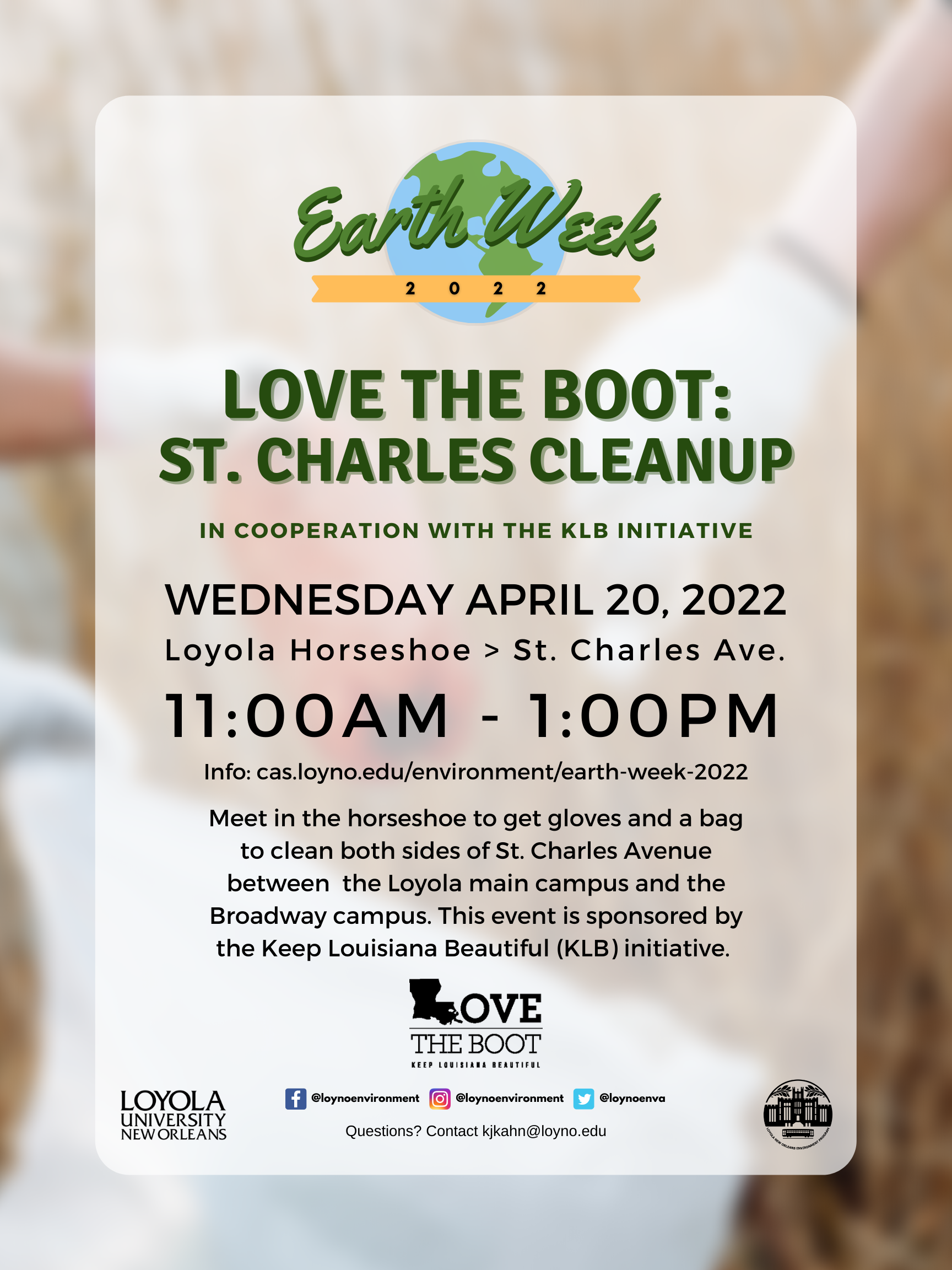 Love the Boot: St. Charles Cleanup