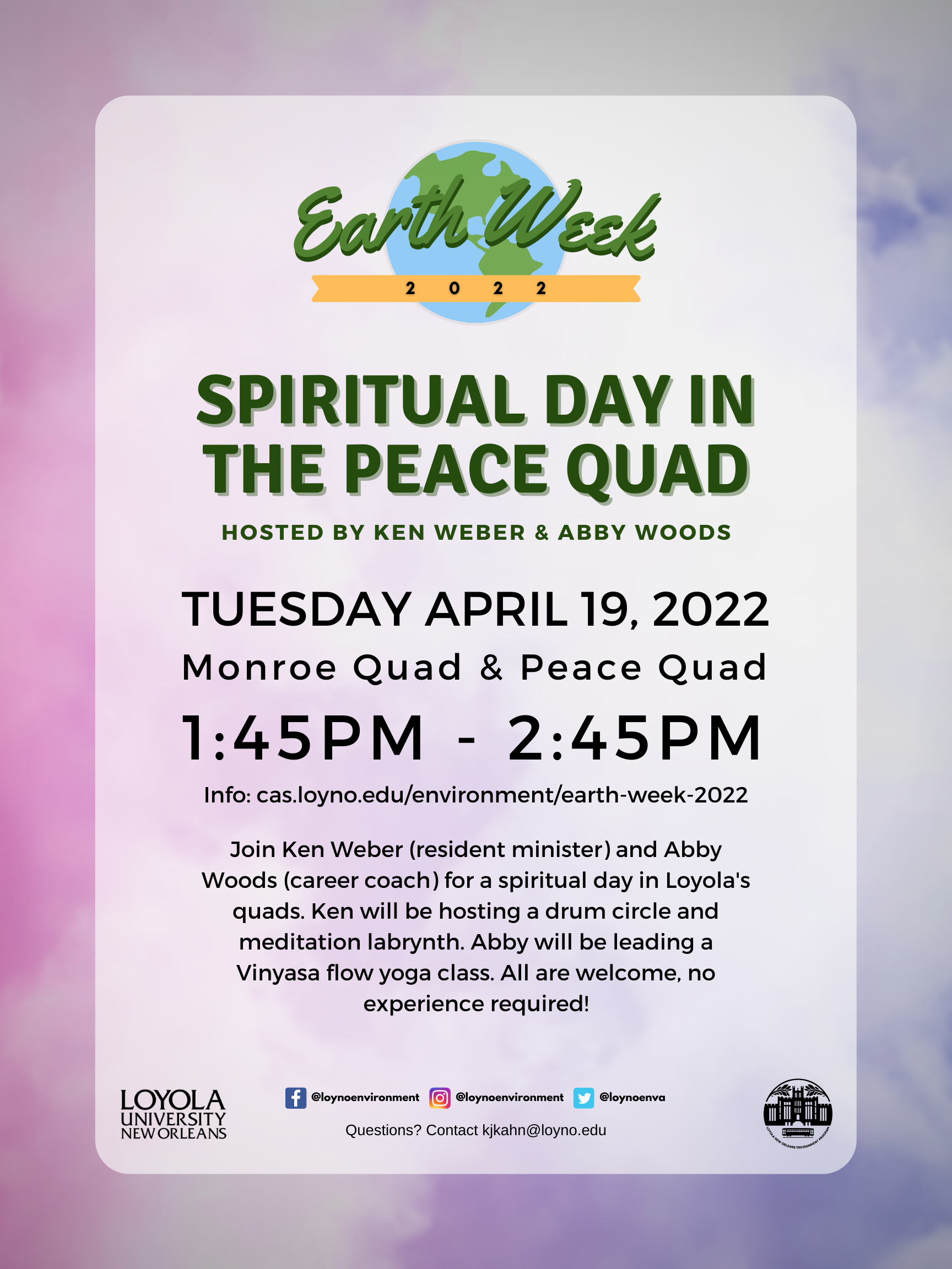 Spiritual Day in the Peace Quad