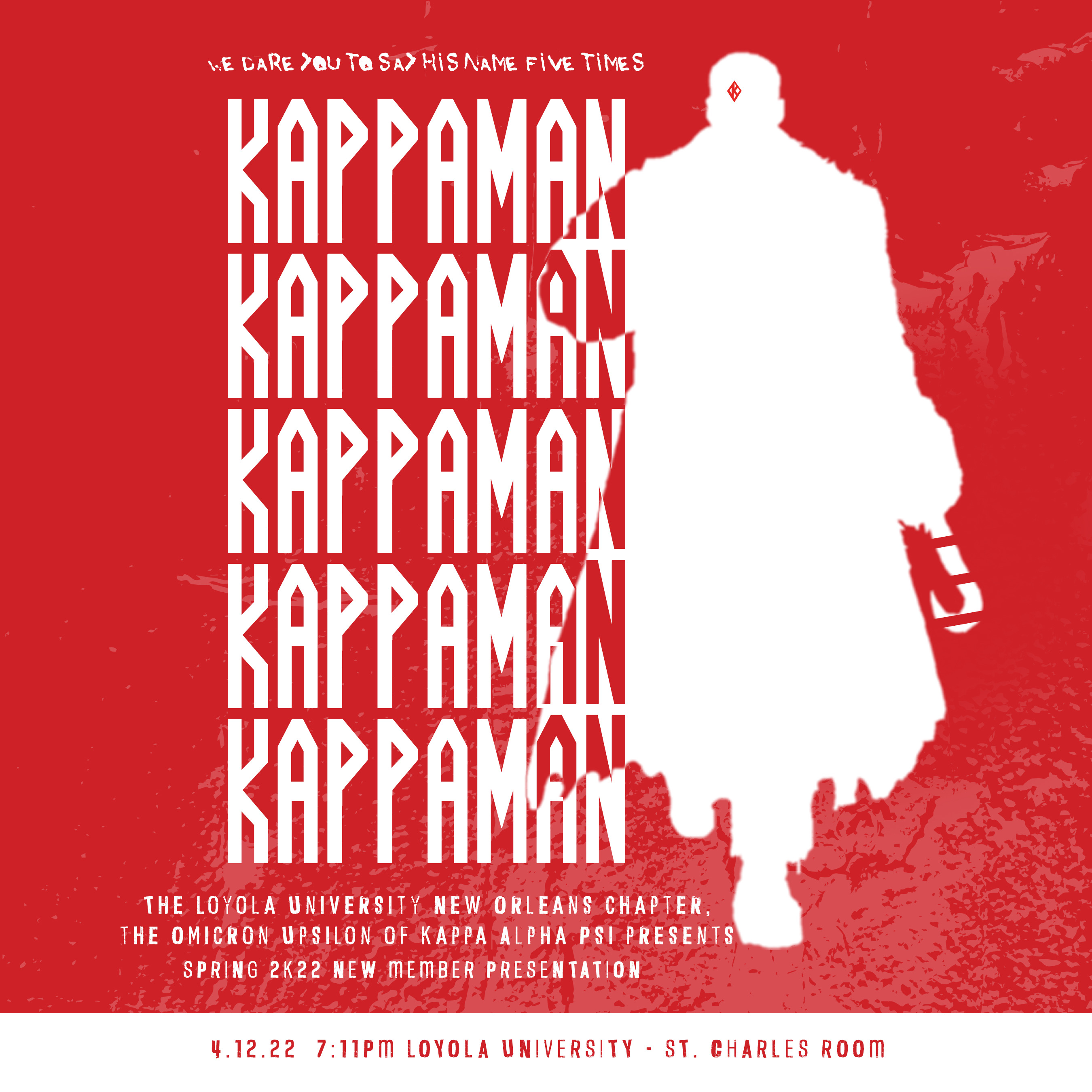 Kappa Alpha Psi event, April 12th, 7:11 PM