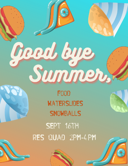 Flyer with date and time.