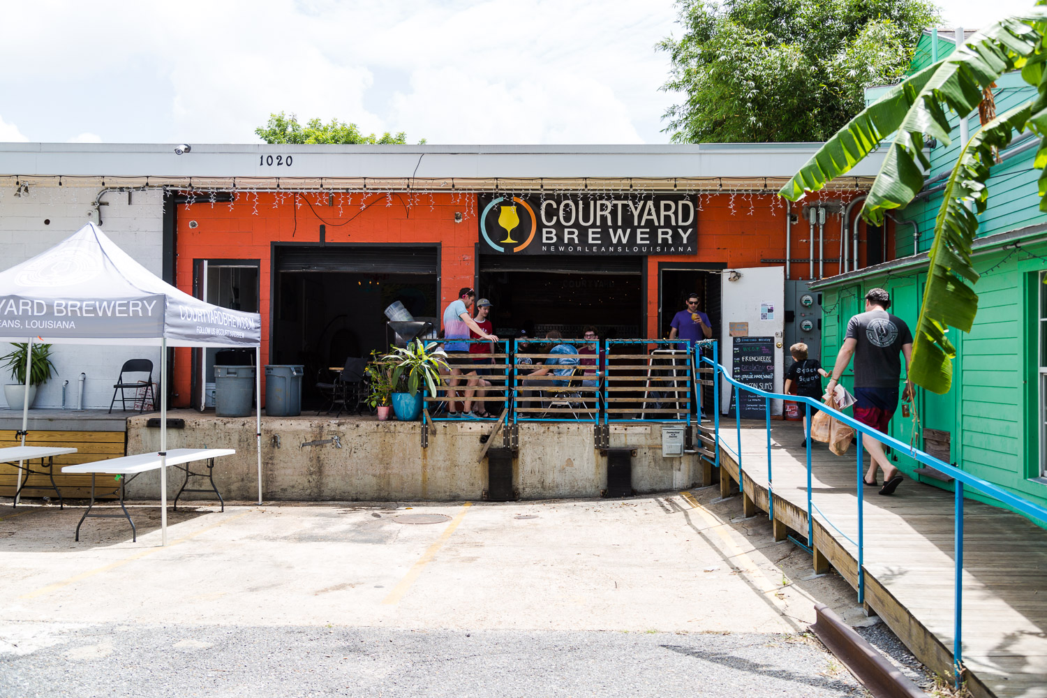 Courtyard Brewery Entrance