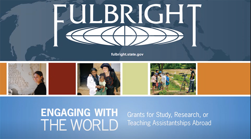 Flyer for general Fulbright program