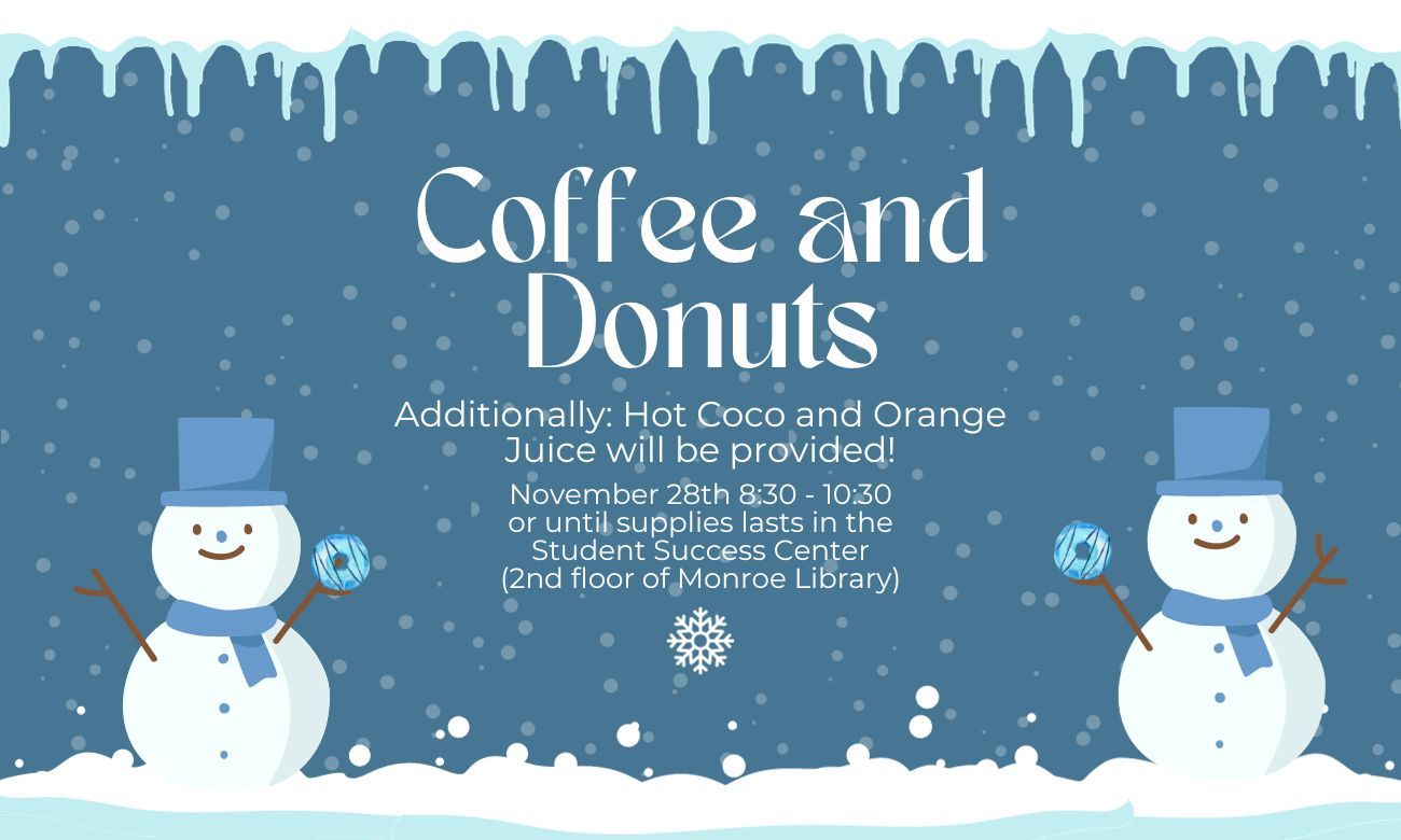 Coffee and Donuts event 11/28/23