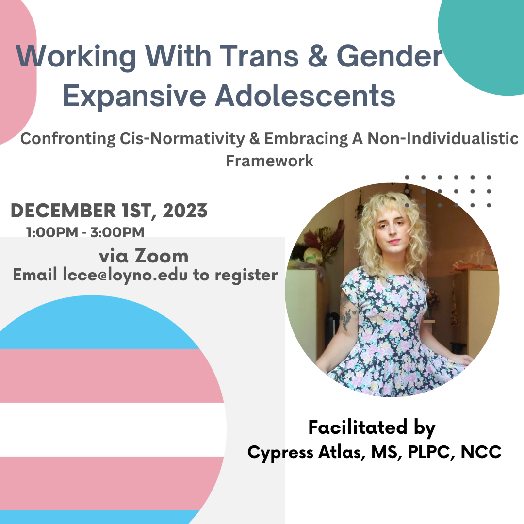 Working With Trans & Gender Expansive Adolescents