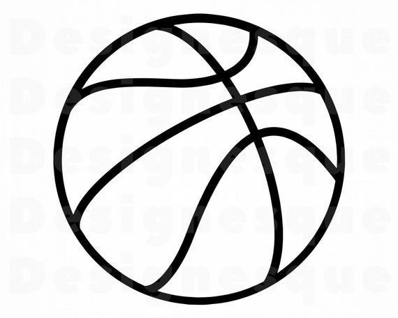Clipart of a basketball 