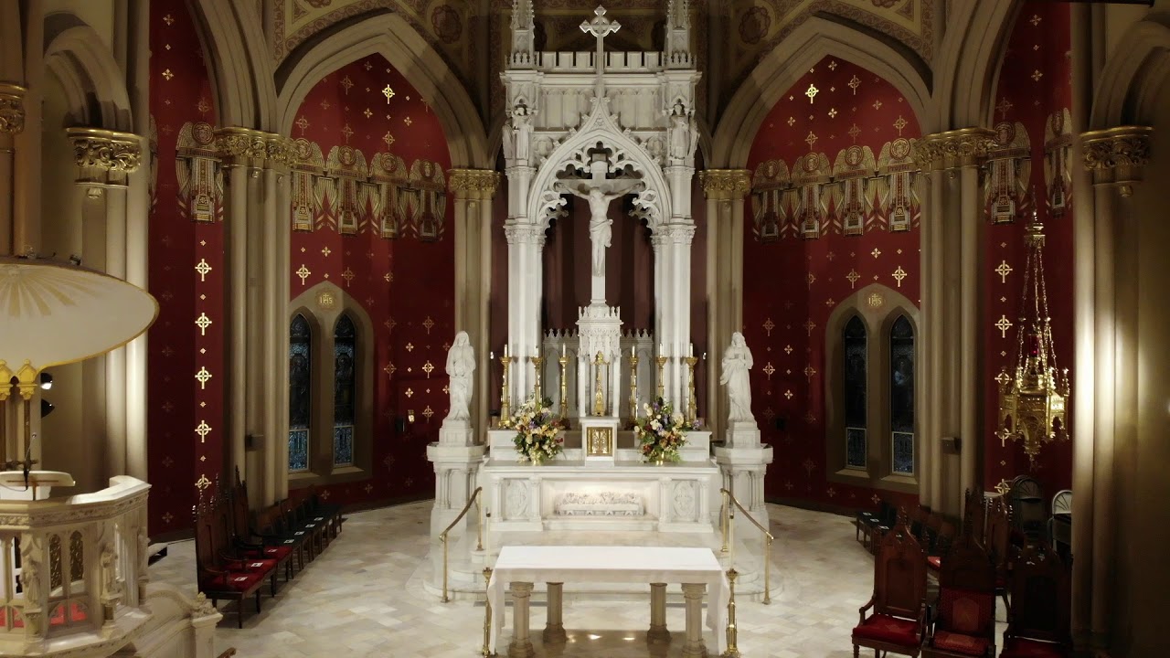 A photo of the Holy Name of Jesus Church on Loyola's Campus