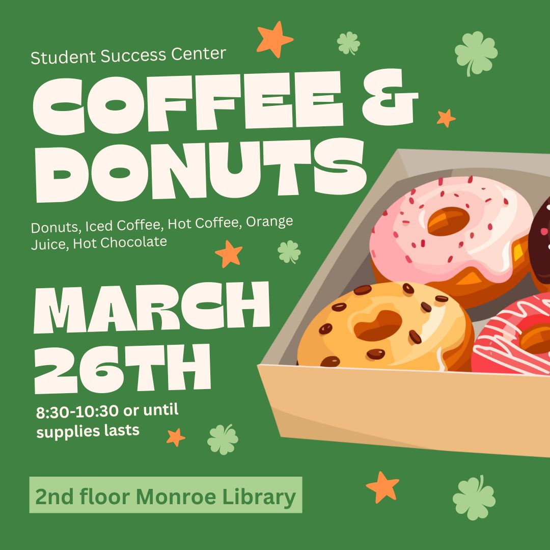 Coffee & Donuts on the SSC on March 26, 2024