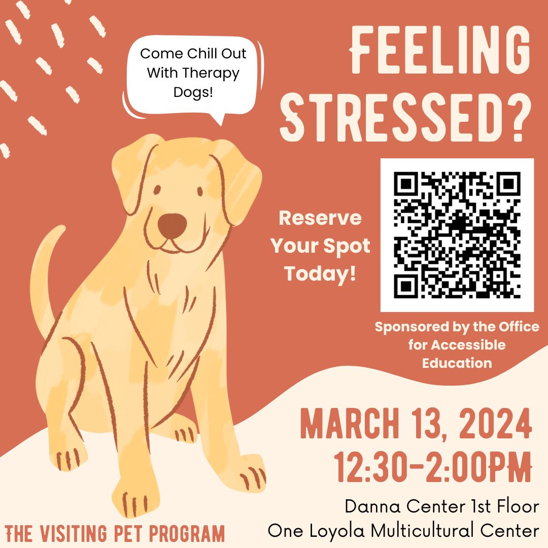Therapy Dog event