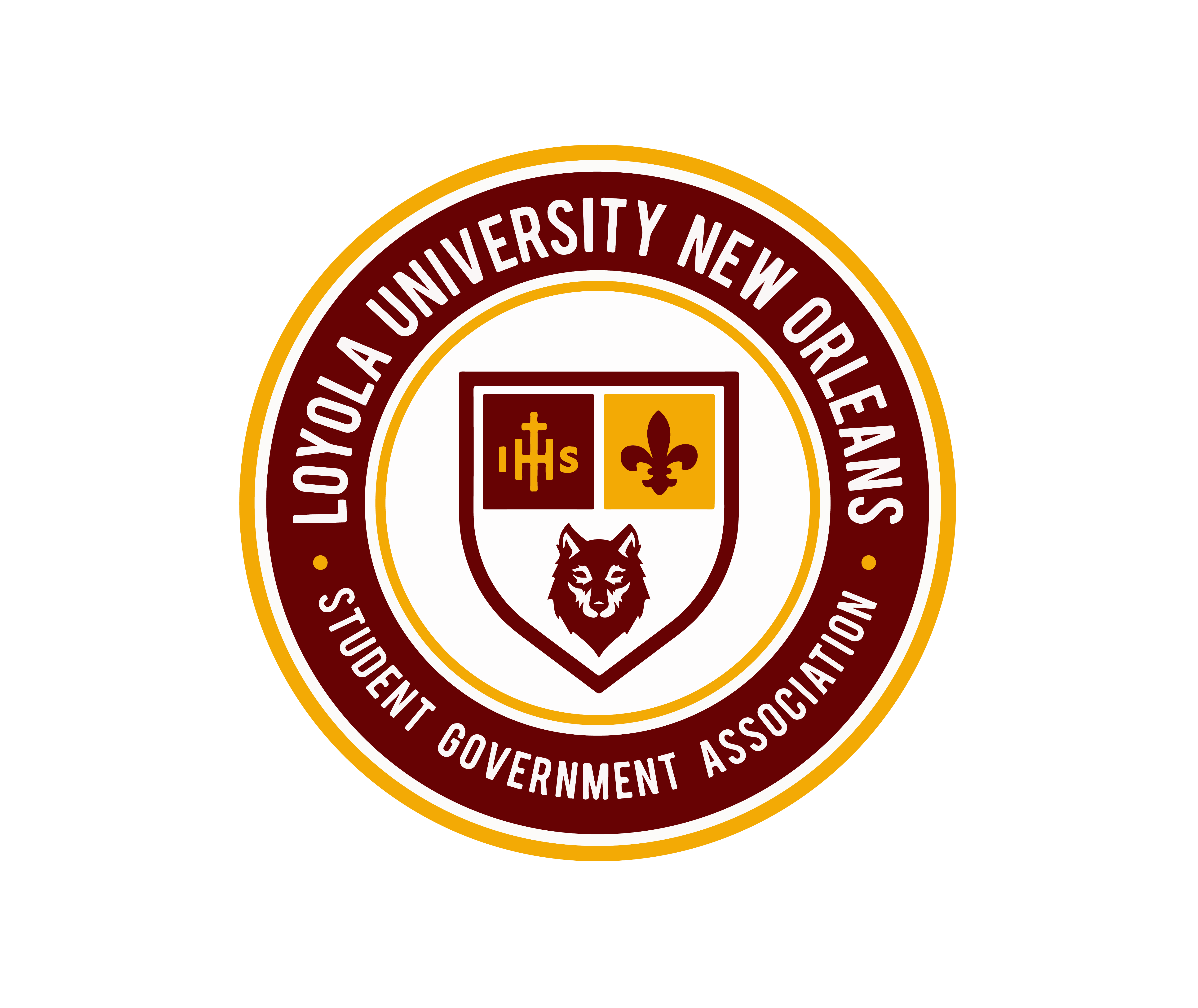 A photo of the Loyola SGA crest
