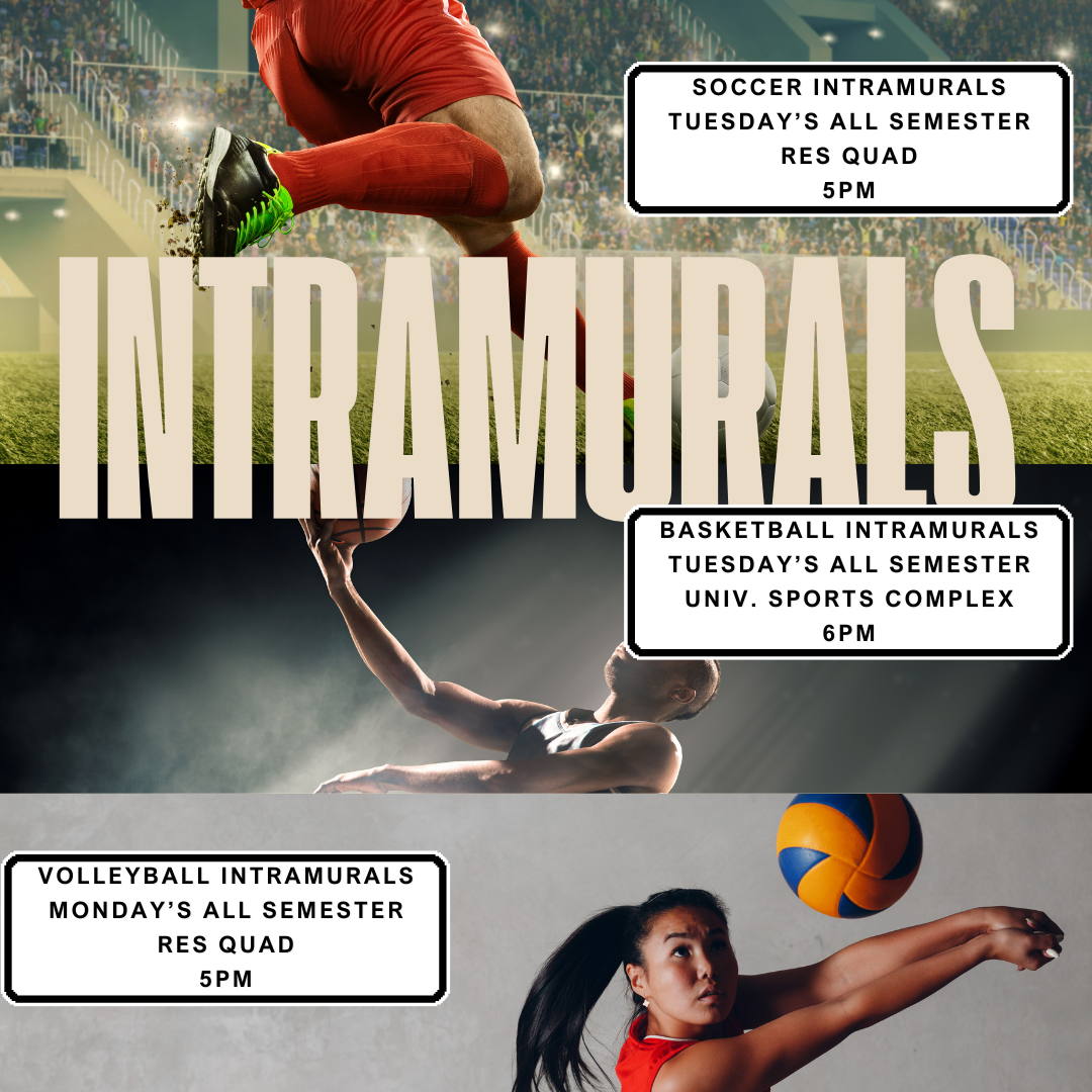 Intramural Sports flier