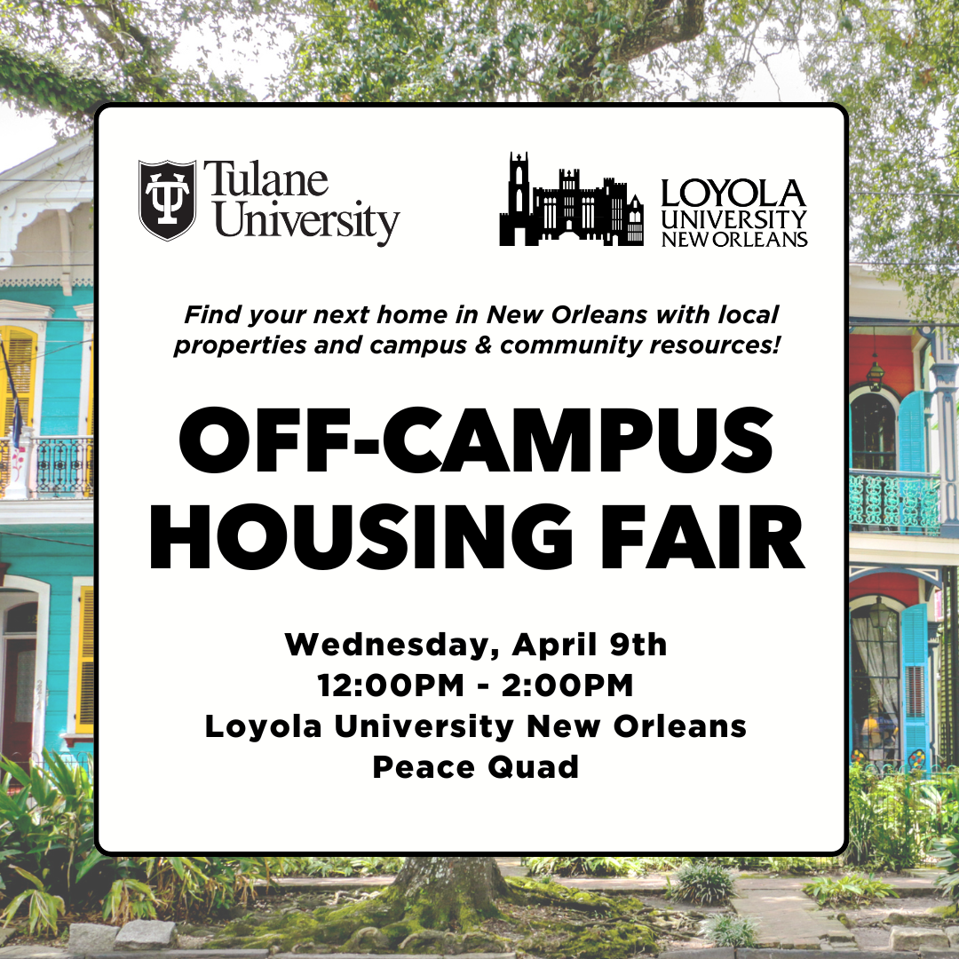 Off Campus Housing Fair Flier