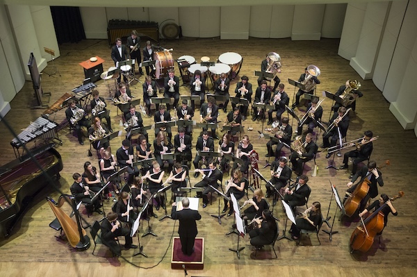 Birds Eye View of Wind Ensemble 