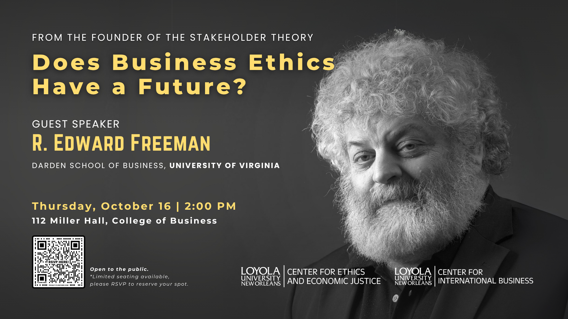 Does Business Ethics Have a Future? TV Screen
