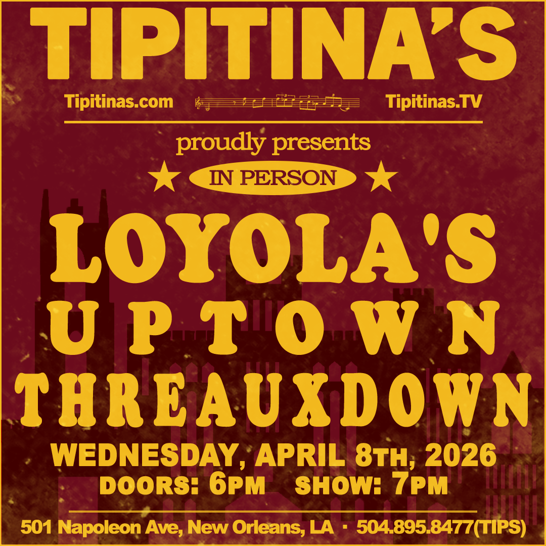 Graphic for Loyola's Uptown Threauxdown