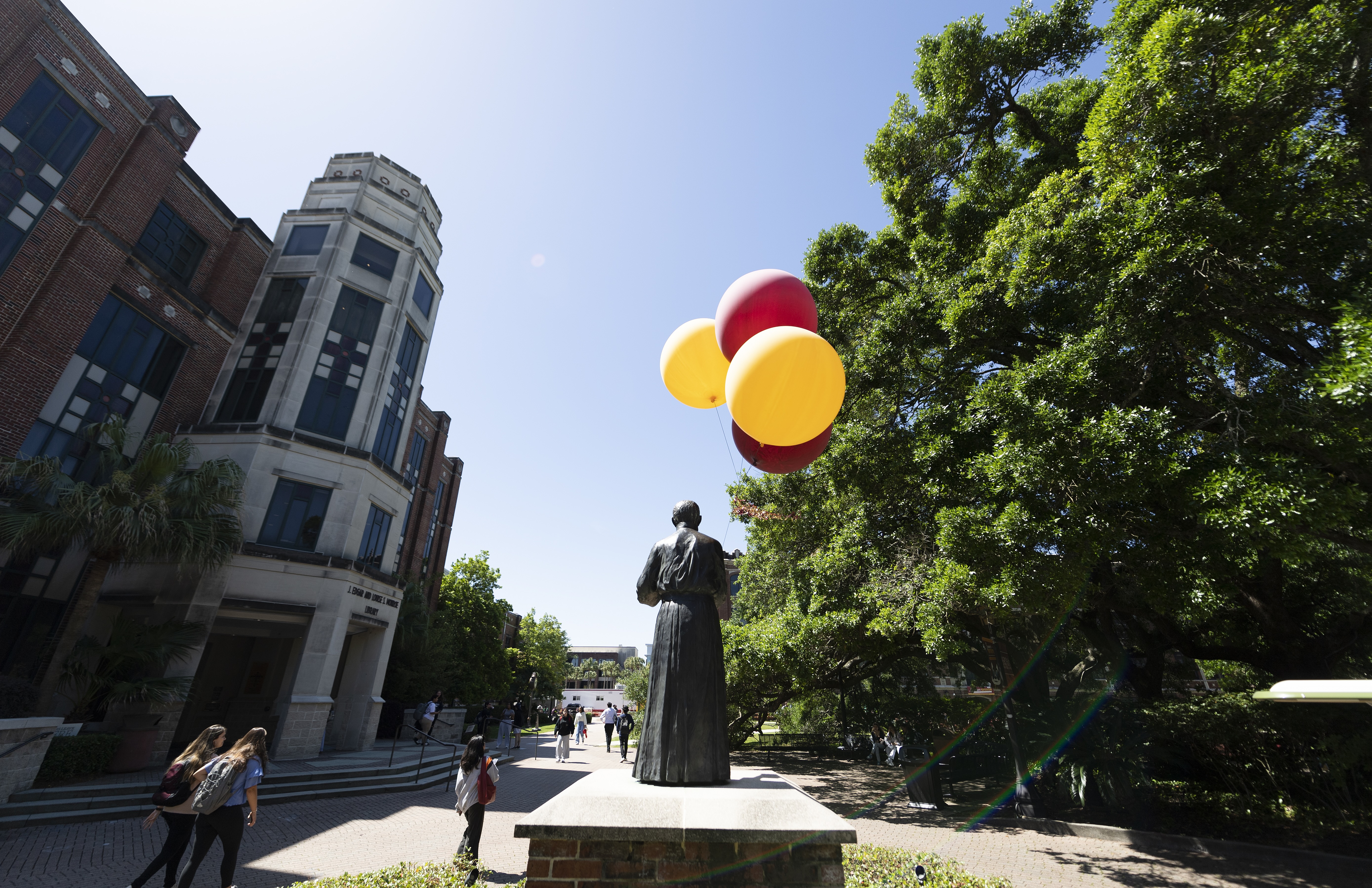 St. Ignatius with balloons