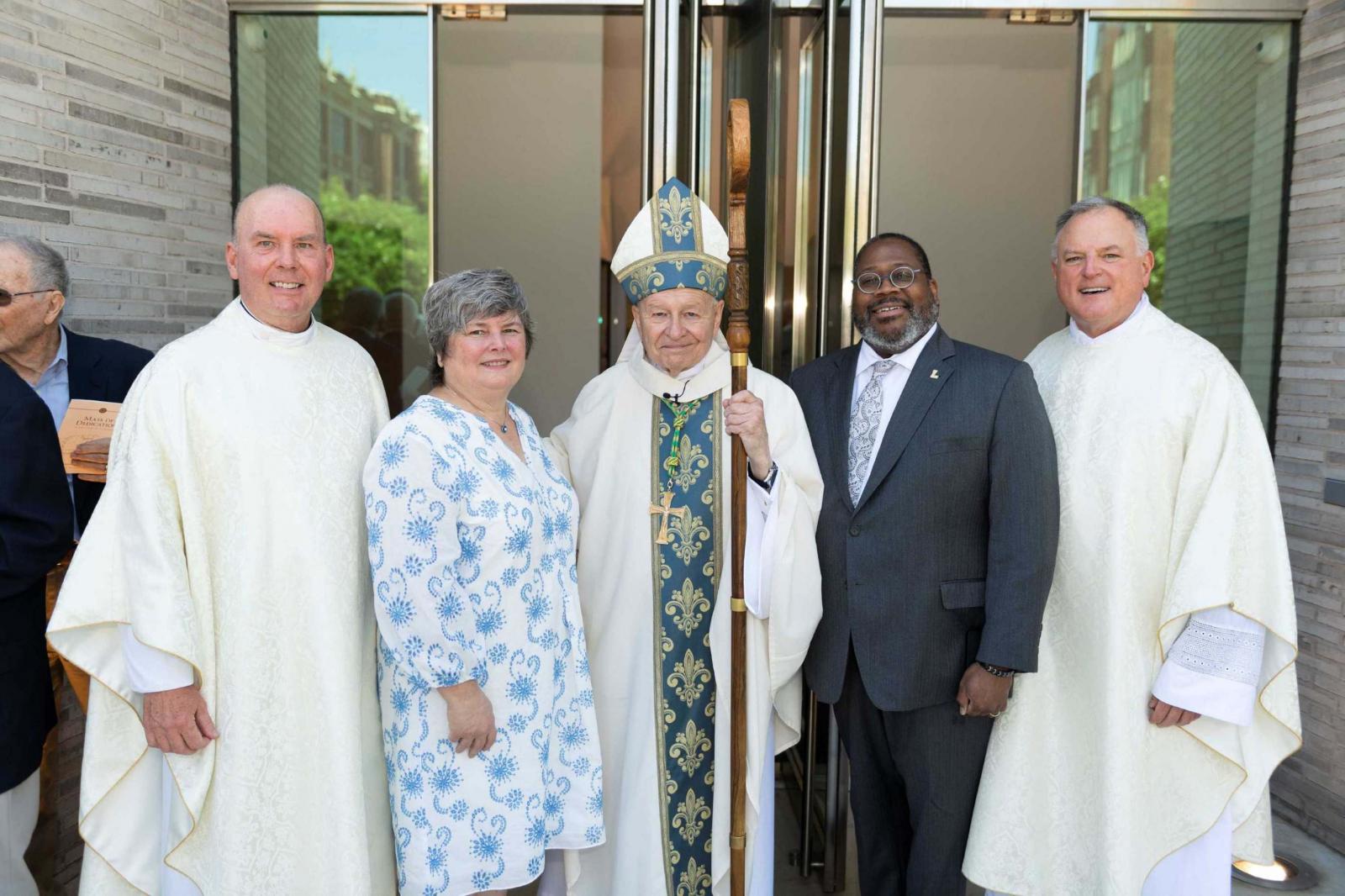 Archbishop and Coles with SJs 