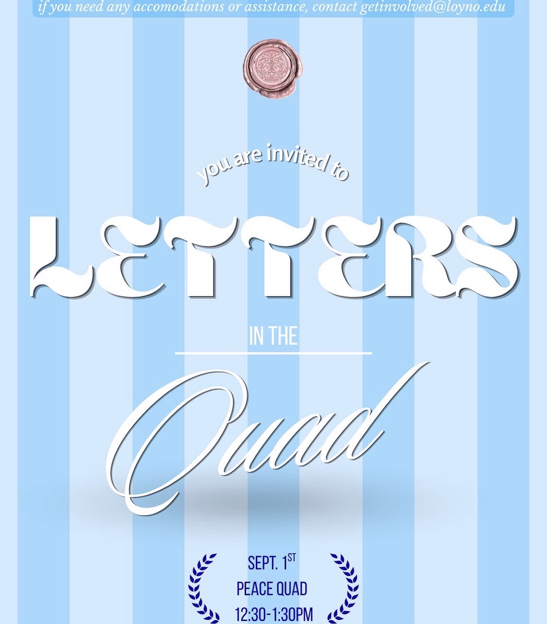 Letters in the Quad Graphic