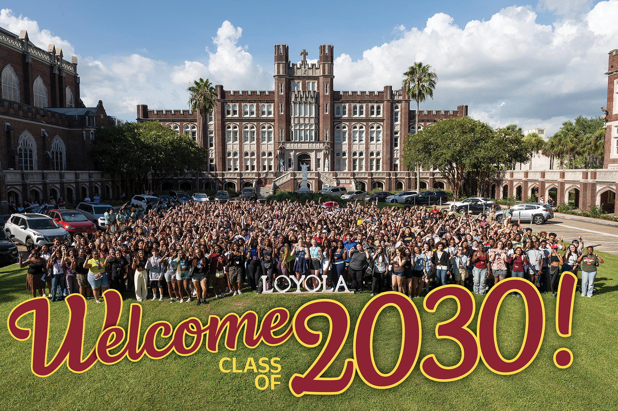 Loyola New Orleans Class of 2030 Welcome Banner