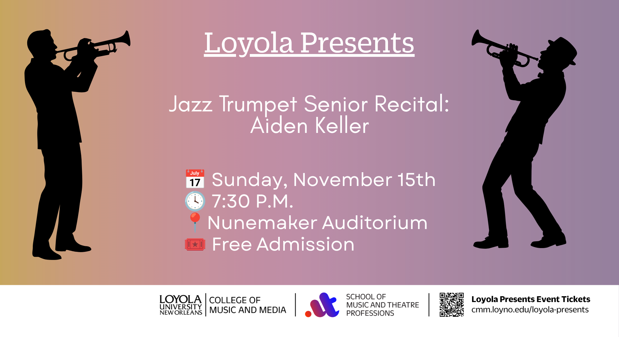 Aiden Keller Jazz Trumpet Senior Recital