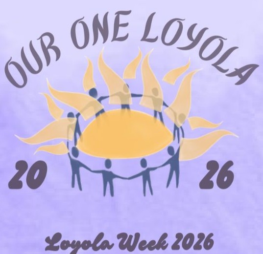 Our One Loyola people holding hands in circle